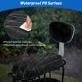 thumbnail image 2 of Bike Rear Seat Kit for Adults, Safety Carrier Bicycle Seat, Including Cushion and Backrest, Armrest Handrail, Footrests, Bell, Rear Bicycle Seat, 2 of 6