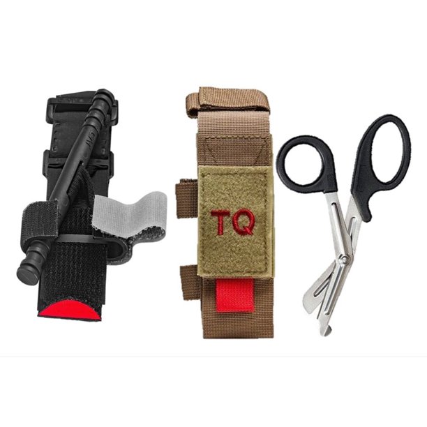 Medic Survival CAT Tourniquet Trauma Shears and MOLLE Gear PALS Pouch