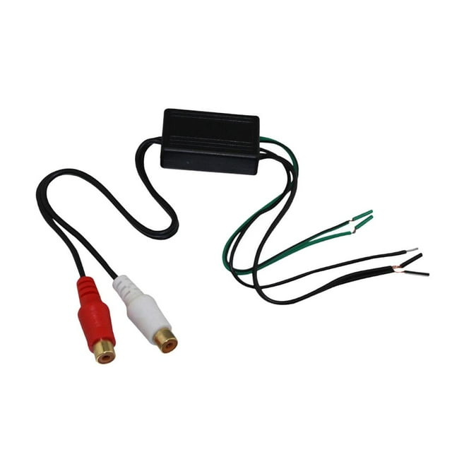 TISHITA Câble Audio de Voiture Convertisseur de Sortie Filaire vers Ligne Rca Longueur 8 Pouces Universel