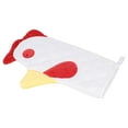 thumbnail image 3 of LEFU Funny Rooster Oven Mitts Heat Resistant Kitchen Gloves, Cute Rooster Design Pot Holders, Red White Yellow Linen Cooking Mitts for Baking and Cooking, Set of 1, 3 of 10