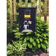 thumbnail image 2 of LADDKE Blue Spaceman I Love You to The Moon and Back Astronaut Flag Future Job Garden Flag Decorative Flag House Banner 12x18 inch, 2 of 2