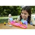 thumbnail image 4 of Barbie Malibu Doll & 10+ Accessories, Camping-Theme Set with Puppy, Sleeping Bag & More, 4 of 9