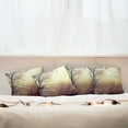thumbnail image 7 of Ambesonne Nature Throw Pillow Cover 4 Pack, Vintage Leafless Autumn, 20", Sepia, 7 of 7