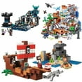 thumbnail image 2 of Compatible 21137 myworld mountain cave building block  Bricks Gift Toys for Children Kids, 2 of 9