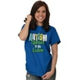 thumbnail image 4 of Autism Speaks If You Listen Awareness Men's Graphic T Shirt Tees Brisco Brands S, 4 of 6