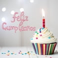 thumbnail image 5 of Kit de globos metálicos con letras cursivas Feliz Cumpleaños color Rosa, 5 of 5