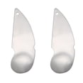 thumbnail image 6 of PAMINGONO Serrated Spoons Kiwi Peeler Stainless Steel Silver 2Pcs 5.8X1.9X0.1In, 6 of 8