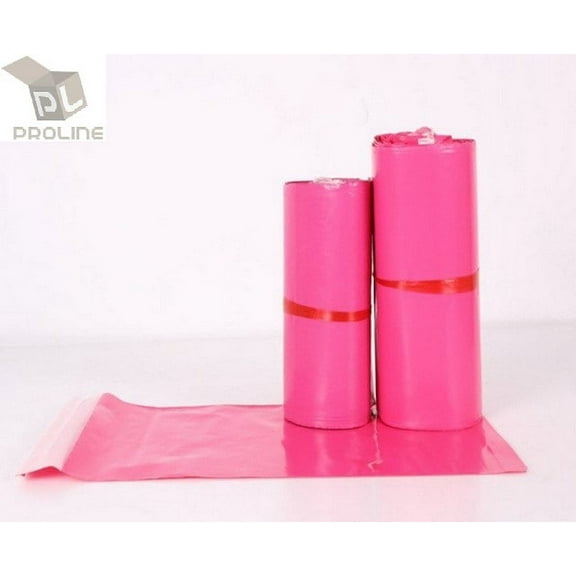 ProLine® 6" x 9" Pink Poly Mailers Shipping Envelopes Couture Boutique Quality Bags (100 Bags)
