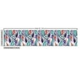 thumbnail image 3 of Ambesonne Leaf Fabric by the Yard Upholstery, Watercolor Leaves Ornament Art, 1 Yard, Plum Sea Green Soft Pink, 3 of 5