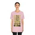thumbnail image 4 of Love Faith Hope Unisex Jersey Short Sleeve Tee, 4 of 10