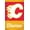 Unframed Version, variant on NHL Calgary Flames - Retro Logo 13 Wall Poster with Wooden Magnetic Frame, 22.375" x 34"