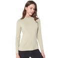 thumbnail image 5 of SSLR Mock Turtleneck for Women Mock Turtleneck Tops Long Sleeve T Shirt Basic Active Layer, 5 of 5