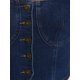 thumbnail image 5 of INSPIRE CHIC Chaleco de Mujer de Mezclilla Sin Mangas Cuello Cuadrado Chaleco Corto con Botones Frontal XS Azul Oscuro, 5 of 6