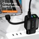 thumbnail image 2 of Cargador 5V 2.4A 3 Puertos USB Smart QC 3.0 Travel Fast (EU) Negro 5pcs FLhrweasw Nuevo, 2 of 8