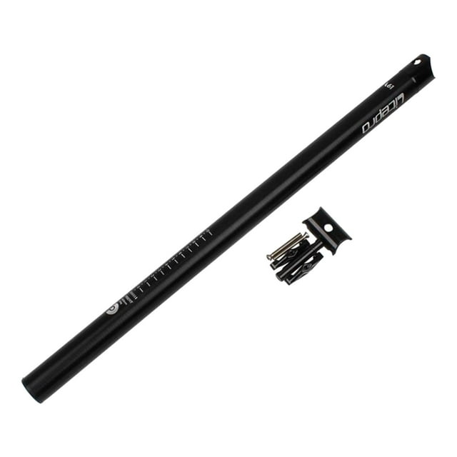 Asiento plegable de suspensión de bicicleta amortiguador de poste de asiento Negro Sunnimix Tija de sillín de bicicleta plegable