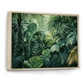 thumbnail image 2 of Designart "Thick Jungle Of Palm Trees In Jade Hues II" Palms & Palm Trees Floater Framed Wall Art Prints, 2 of 5