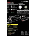 thumbnail image 3 of COAST RL27R Rechargeable Plus Rear Loading 1000 Lumens Tri-Color LED Headlamp, 3 of 4