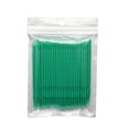 thumbnail image 2 of 100 Pcs/Bag Premium Disposable Micro Cleanser Spoolie Brush, Mascara Wands, Eyebrow Brush, Deep Green, 2 of 5