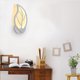 thumbnail image 5 of Lámpara de pared LED de 12 W con forma de hoja para interiores, moderna, para dormitorio, baño, porche, luz blanca cálida., 5 of 5