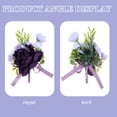 thumbnail image 3 of LABSERRON 1Pack Elegant Design Flower Brooch Pin Silk Flowers Plastic Satin Versatile Use For Weddings Proms, 3 of 8