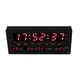 thumbnail image 4 of Reloj de pared digital LED con pantalla grande, preciso, para colgar en el escritorio, con calendario electrónico y temperatura interior de 100 a 240 V, enchufe británico, 4 of 10