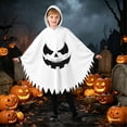 thumbnail image 5 of Bainana Child Halloween Onesie Cosplay Ghost Outfits Breathable Long Sleeve Hooded Face Print Robe Boys And Girls Stage Performance Clothes, 5 of 7