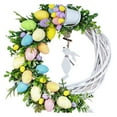 thumbnail image 4 of CUITING Easter Bunny Wreath Festive Floral Decoration For Home Easter & Spring, 4 of 4