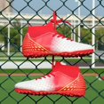 thumbnail image 5 of Zapatos de fútbol transpirables para hombre, botines de fútbol para interior, zapatos de entrenamiento de Futsal, tacos de fútbol Unisex, ultraligeros, antideslizantes para exteriores, 5 of 5