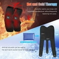 thumbnail image 3 of Heated Knee Brace Wrap with Hook & Loop Tapes and USB Powered Heat Wrap Heating Pad with Adjustable Temperature, Reusable Hot&Cold Therapy Wrap for Knee Injury Surgery Arthritis Pain Relief, 3 of 8