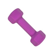 CAP Barbell 5lb Neoprene Dipped Dumbbell, Purple, Single