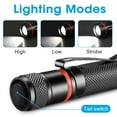 thumbnail image 4 of Anpro LED Pen Flashlights, 200 Lumens 3 Mode Super Bright Flashlights, IPX4 Waterprood Mini Lightweight Flashlights for Camping Hiking Outdoor, 2 Pack, 4 of 8