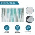 thumbnail image 6 of Turquoise Gray Placemats Set of 4, Farmhouse Abstract Gradient Aesthetic Placemats for Dining Table, Place Mats for Kitchen Tabletop, Waterproof Wipeable Dining Table Mats Set, 6 of 9