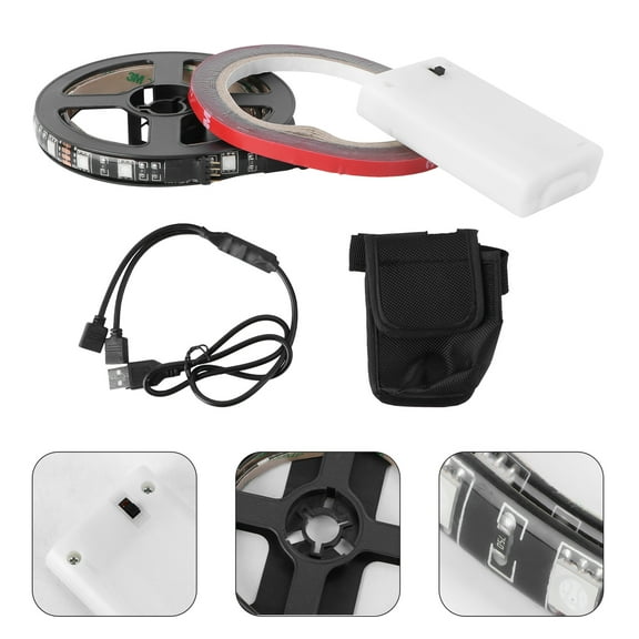 KHBUAB Electric Scooter Chassis Light Strip Scooter Light Strip Plastic 1Set