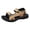 Yellow, variant on Rokment Mens Sandals with Adjustable Back Straps Casual Comfortable Outdoor Athletic Orthotic Arch Support Walking Beach Summer Shoes for Hiking Khaki Size 9