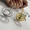 thumbnail image 5 of Collar y pendientes con incrustaciones de cristal de la Reina Madre del Oeste y Saturno Carmesí, 5 of 5