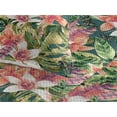 thumbnail image 3 of Ambesonne Tropical Quilted Bedspread Set 3 Pcs, Exotics Hawaii Leaves Art, Twin, Dark Coral Fern Green, 3 of 4