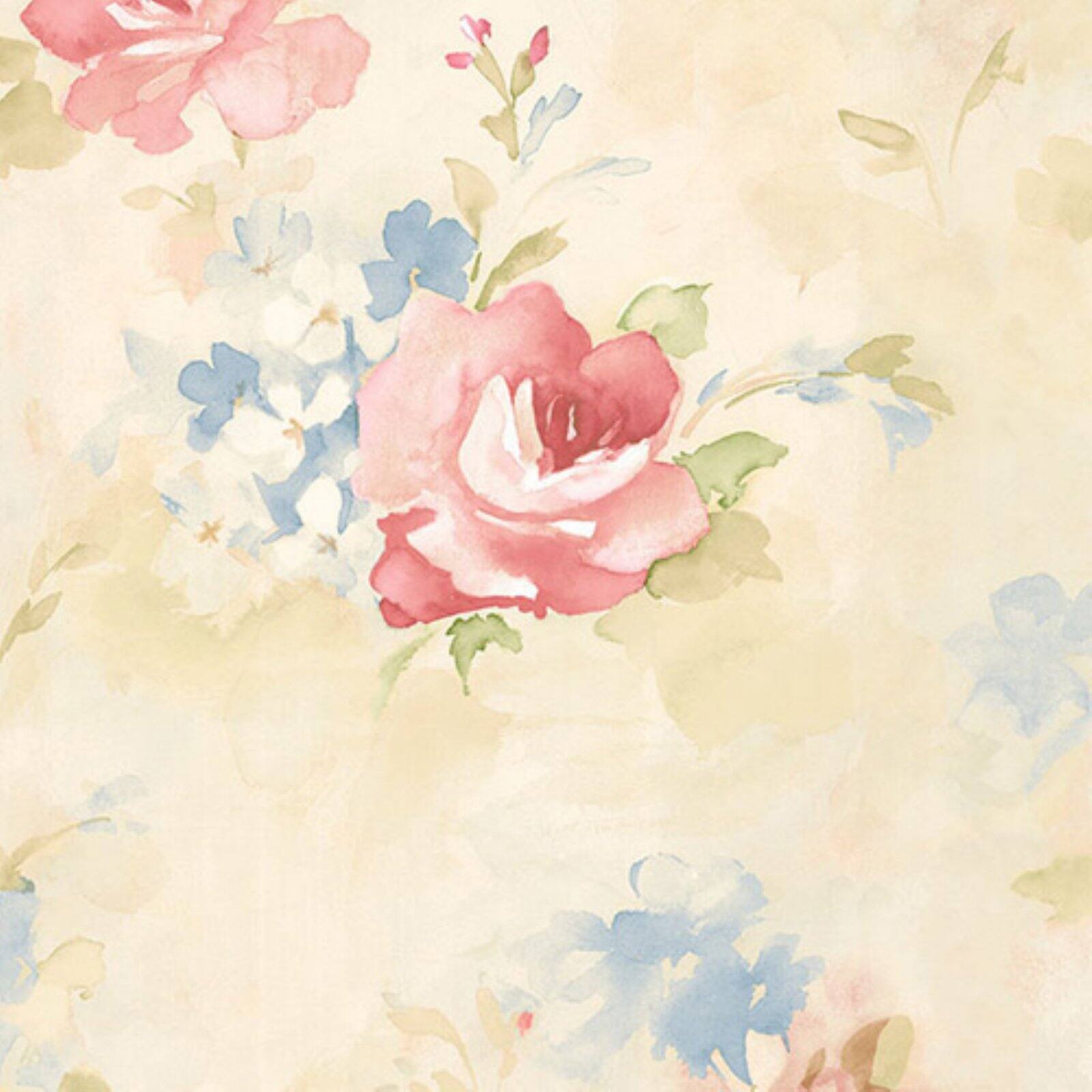 Manhattan Comfort Accentuations Waterbury Floral Wallpaper