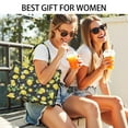 thumbnail image 5 of Large Capacity Tote Bag,Yellow Lemon Fruit Flowers Black Pattern Handbag Fashion Luxury Tote Bag,15.7"x13"x 5.1" Inches,Laptop Compatible, 5 of 6