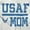 White, variant on US Air Force USAF Mother Military Mom Women's Long Sleeve T Shirt Brisco Brands S