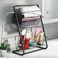 thumbnail image 6 of Miogawg 2-Tier Metal Market Basket, Sturdy Stacked Countertop Storage, Black Wire Frame Design, Fruit Basket, Bread Basket Vegetable Holder Storage Stand, 6 of 6