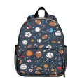 thumbnail image 1 of Sports Students Backpack - Football, Baseball, Soccer Print, Lightweight and Adjustable for Students and Teens, 1 of 6