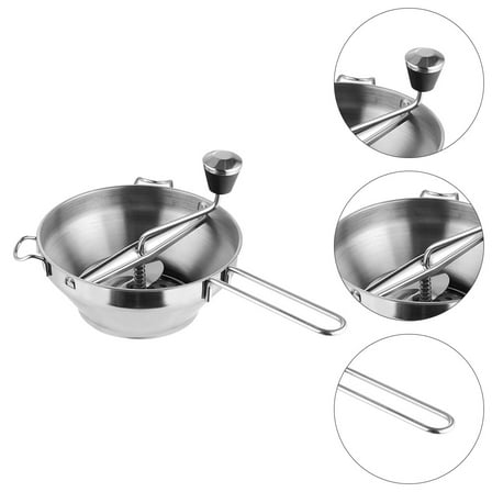 GOOHOCHY  2 Pieces Sauce Maker Mill Manual Food Mud Grinder Ricer Jam