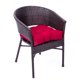 thumbnail image 4 of 2 unids Mimbre Silla Asiento Cojines Cojines en forma de U Sofá Cojines de asiento Cojines de comedor, 4 of 4