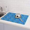 thumbnail image 6 of Sikiie Colorful Snake Dish Drying Mat, Kitchen Counter Mat, Self Drying Mat for Kitchen Counter Dish Drying Pad ,for Dishes, Utensils, Pots and Pans（24" x 18"）, 6 of 7