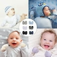thumbnail image 4 of 6 pares de manoplas para recién nacidos, guantes para bebés y niños pequeños. Manoplas antiarañazos para bebés de 0 a 6 meses, tanto para niños como para niñas., 4 of 5