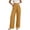 #08 Yellow 【Mix, Match & Rotate: Stock Up on Daily Colors】, variant on Women's Soft Fabric Straight Leg Pants with Elastic Waist, Pockets, Casual Business Lounge Travel, Womens Trousers Summer Capris | UKHCCC,Black L