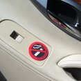 thumbnail image 3 of Self adhesive No Smoking Cigarette Logo Car Sticker Station Vehicle Warning Sign PVC Decal, 3 of 9