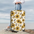thumbnail image 4 of Wukai Sunflowers and Bees Elastic Luggage Cover: Personalized Protection for Your Suitcase - Fits 19~29-inch, Washable & Durable Travel Companion-, 4 of 8