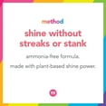 thumbnail image 4 of Method Glass Cleaner Spray, Mint, Ammonia Free & Plant-Based Solution, Mirror & Window Cleaner - Great for Indoor & Outdoor Glass Surfaces, 28 oz Spray Bottles Pack of 3, 4 of 7