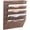 Brown, variant on 6 Tier Mesh Hanging Wall File Organizer, Desk Vertical Mail Paper Document Folder Holder Rack with Bottom Tray and Nametag Label for Office Home School, Brown